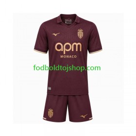 AS Monaco Børn Udebane Fodboldsæt 2026-27 S/S (+ Korte bukser)
